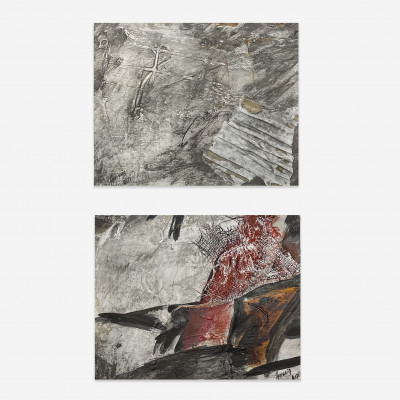 Image for Lot Noemi Paviglianiti - 2 Compositions in Gray