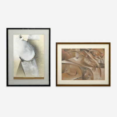 Mireya Baglietto - Formas I en el Espacio / Untitled (2 Works)