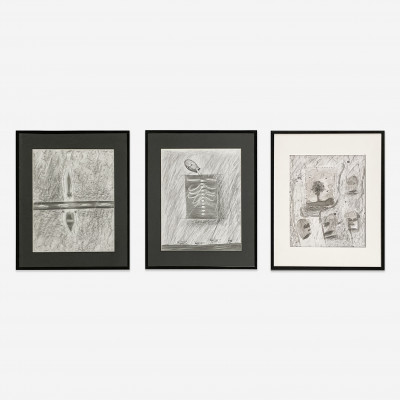Image for Lot Unknown Artist - 3 Works on Paper