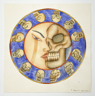 Juan Alcazar - Untitled (Skulls)