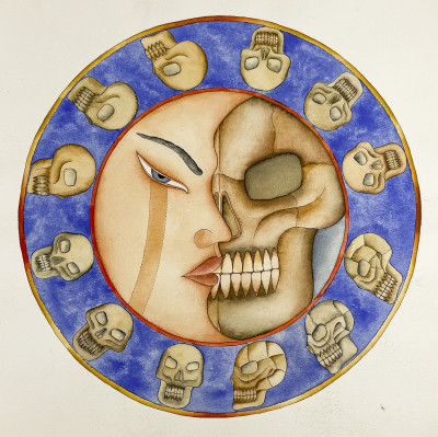 Juan Alcazar - Untitled (Skulls)