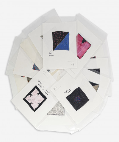 Geoffrey Beene - 16 Designs for Square Scarves