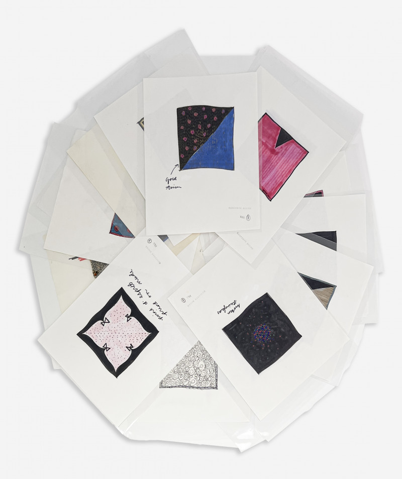 Geoffrey Beene - 16 Designs for Square Scarves