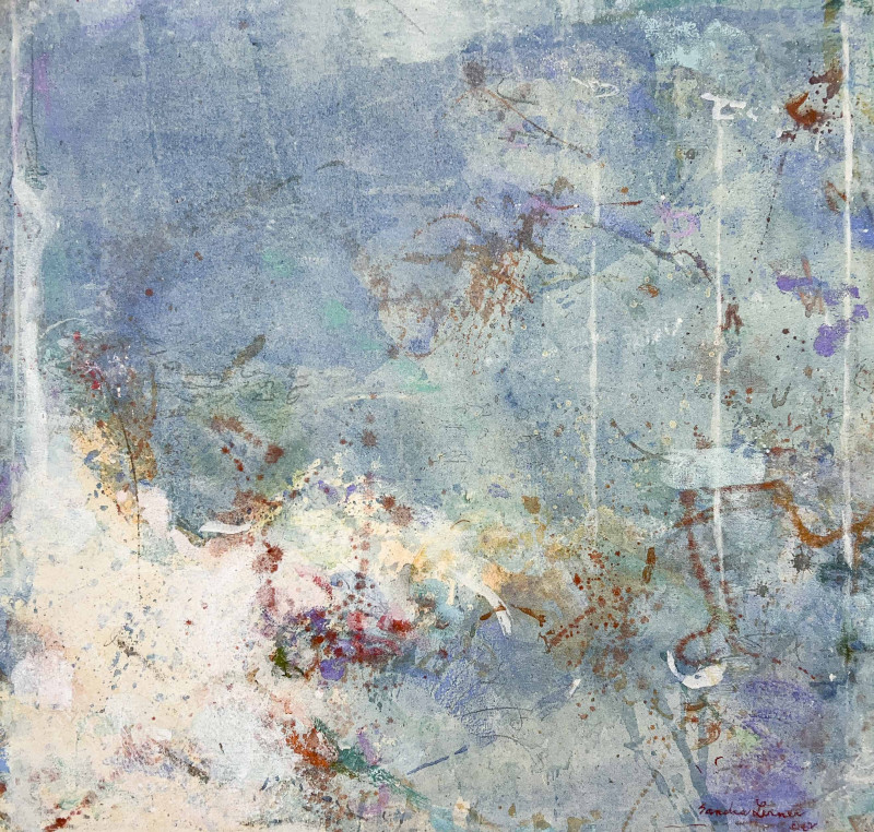 Sandra Lerner - Untitled (Composition in Blue)