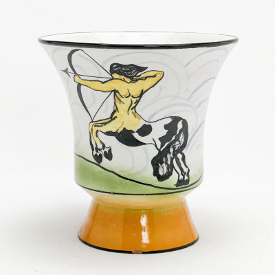 Image for Lot Italian Centaur Vase