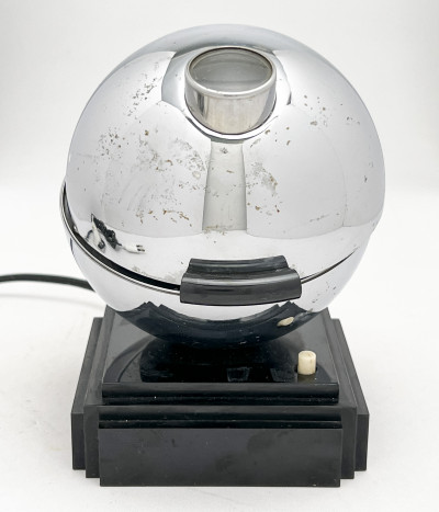 Horoplafon France - Art Deco Projector Clock with Lamp
