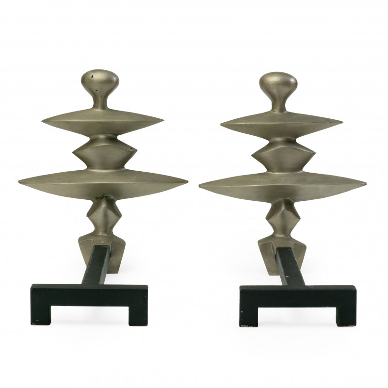 After Alberto Giacometti - Andirons, Pair