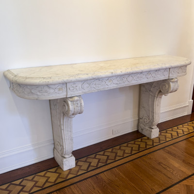 Image for Lot Marble Console Table