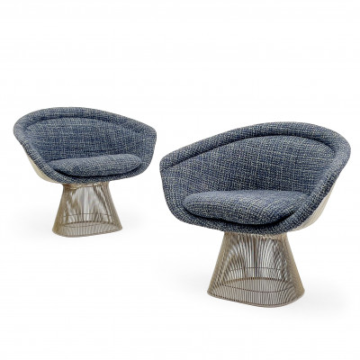 Image for Lot Warren Platner - Lounge Chairs, Pair
