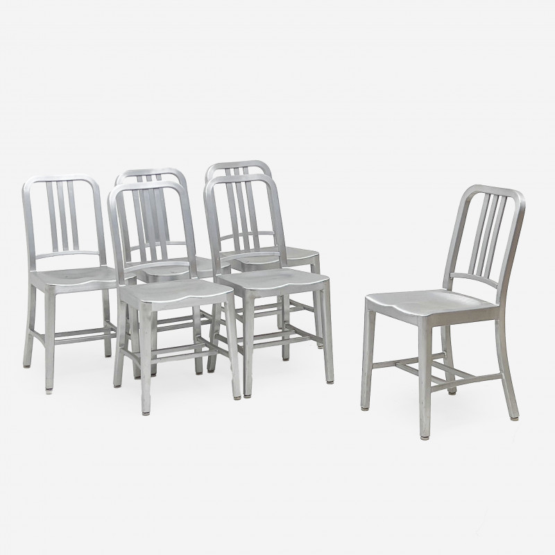Emeco - 1006 Navy Chairs, group of 6
