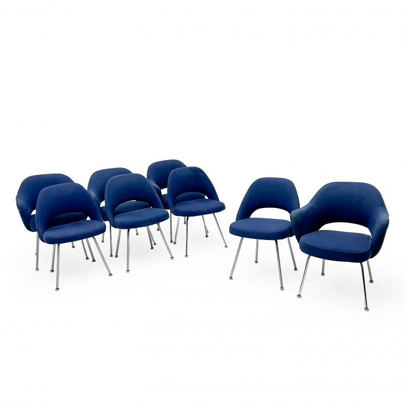 Eero Saarinen-Knoll - Chairs, Set of 8