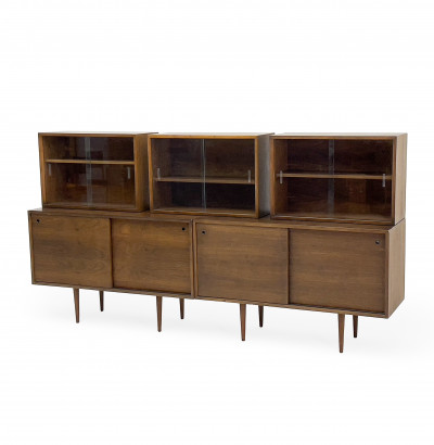 Image for Lot Mel Smilow - Modern Credenzas with Cabinets