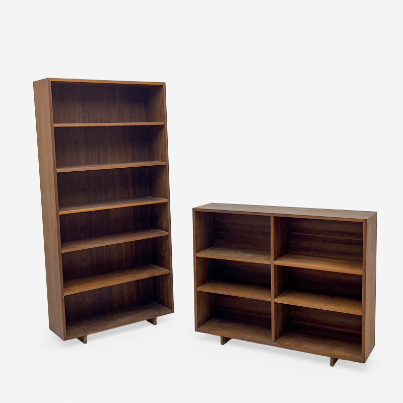 Scandinavian Style Mid Century Bookcases, Group of 2