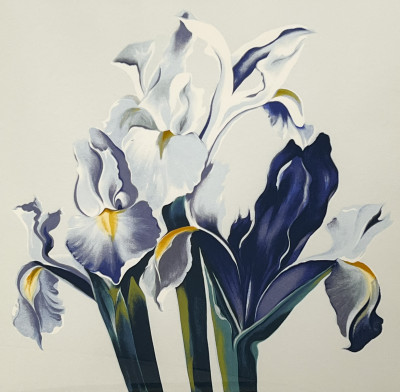 Lowell Nesbitt - Three Irises