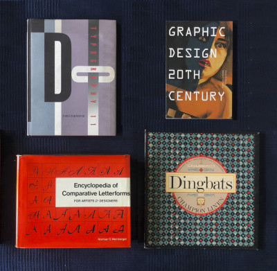 Collection of 26 Graphic Design and Art Books