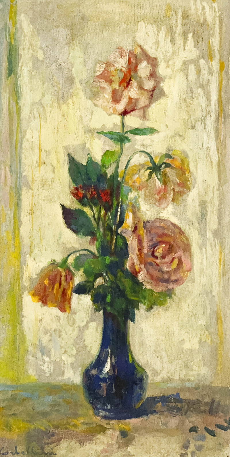Luigi Corbellini - Untitled (Roses in Vase)