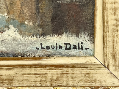 Louis Dali - Untitled (Street Scenes), Group of 2