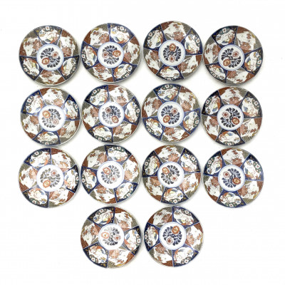 Image for Lot Japanese Imari Chargers, Group of 14