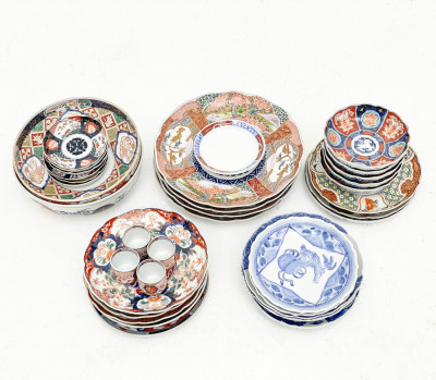 Image for Lot Japanese Imari Service Ware, 36 Pieces