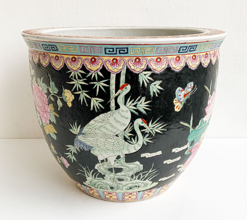 Chinese Porcelain Enamel Decorated Fish Bowl