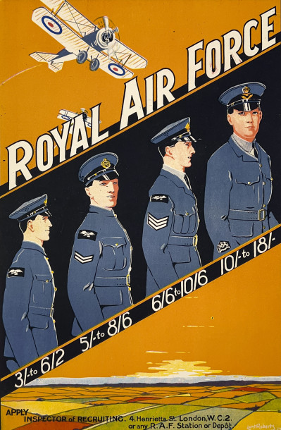 Image for Lot Richard John Lunt Roberts - Royal Air Force Recruitment Poster