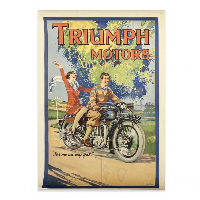 Triumph Motors Poster