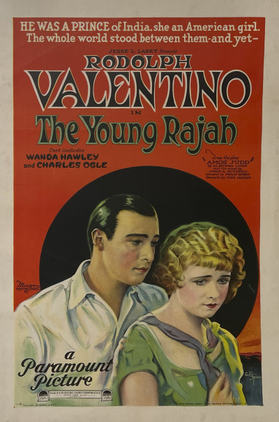 Image for Lot Young Rajah (1922), Original Movie Poster