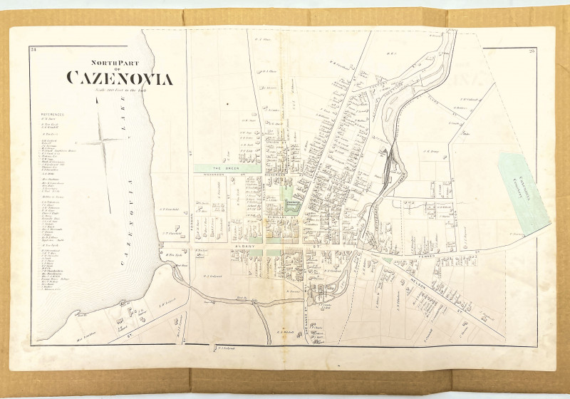 Pomeroy, Whitman & Co. - Map of Hamilton Village, North and South Cazenovia, Group of 3