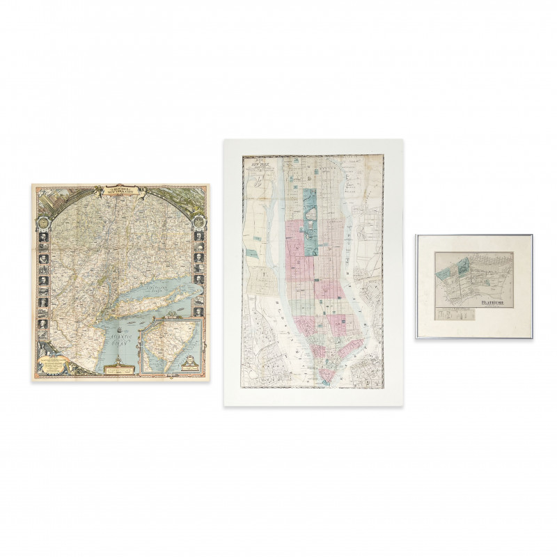 M. Dripps - Maps of New York City, Group of 3