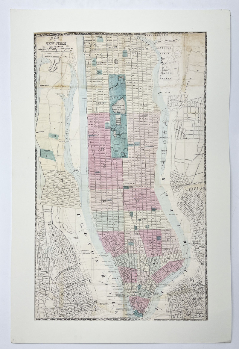 M. Dripps - Maps of New York City, Group of 3