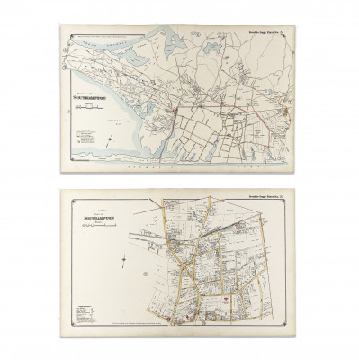 Image for Lot E. Belcher Hyde Map Co. - Maps of Southampton, Group of 2