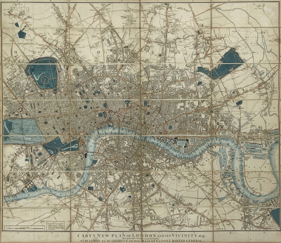 Image for Lot G. & J. Cary - Cary's New Map of London and its Vicinity