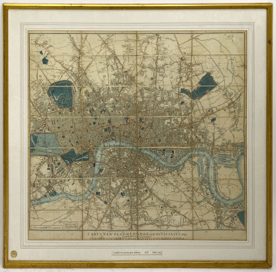 G. & J. Cary - Cary's New Map of London and its Vicinity