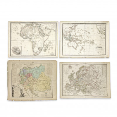 Image for Lot Maps of Oceania, Africa, Europe (4 Works)