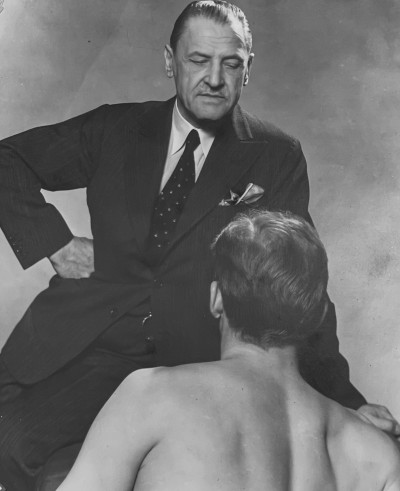 Image for Lot George Platt Lynes - William Somerset Maugham with Robert W. Bishop