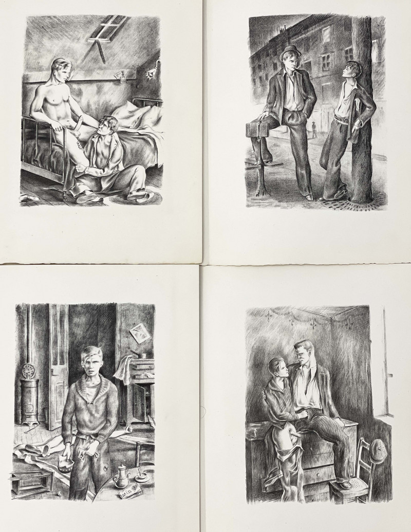 Jean Genet and Rolland Caillaux - Vingt lithographies pour un livre que j'ai lu
