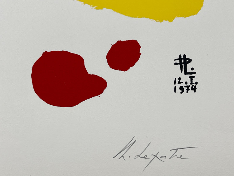 Unknown Artist - Composition in Yellow, Red, and Black