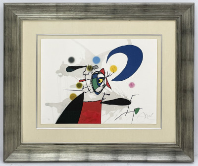 Joan Miró - La mégère et la lune (Dupin 582)