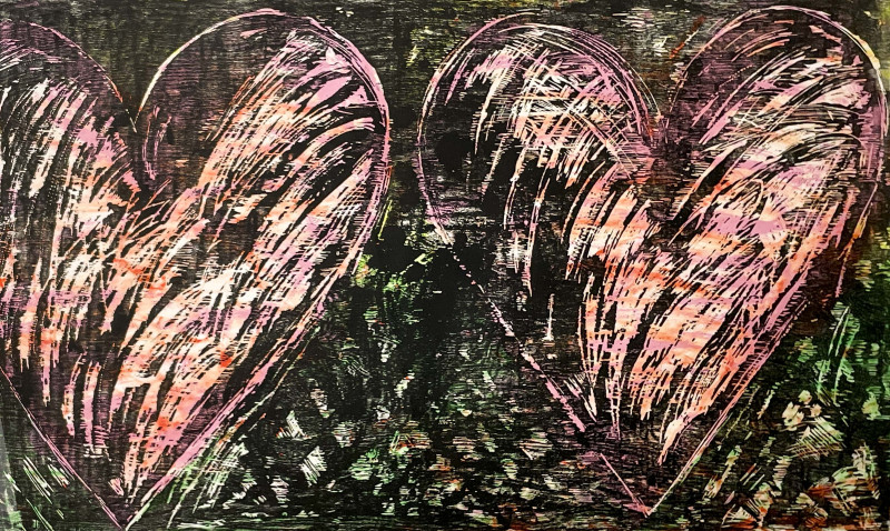 Jim Dine - Two Hearts in a Forest