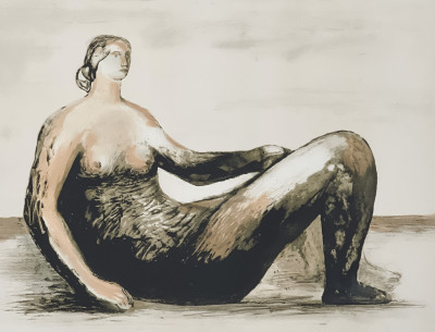 Image for Lot Henry Moore - Reclining Woman IV