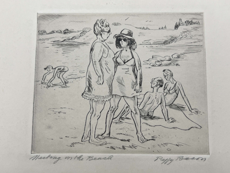 Peggy Bacon - Meeting on the Beach / Slovenliness (2 Works)