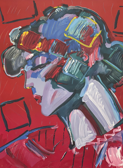 Image for Lot Peter Max - Crimson Lady