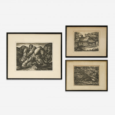 Image for Lot Walter Keith Frame - Etchings, Group of 3