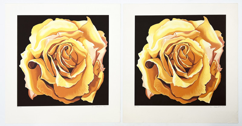 Lowell Nesbitt - Yellow Rose (6 Works)