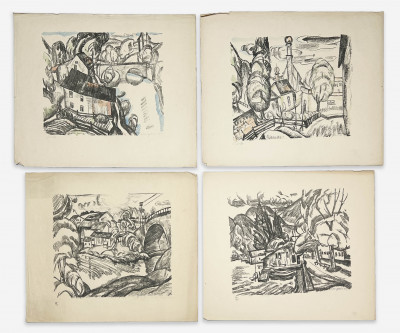 Image for Lot Vaclav Vytlacil - 4 Works on Paper