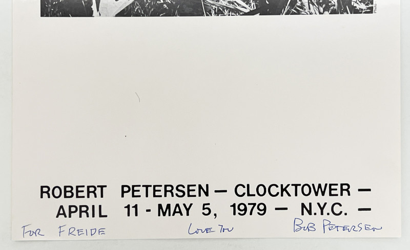 Robert Petersen - Clock Tower Exhibition Poster, 1979