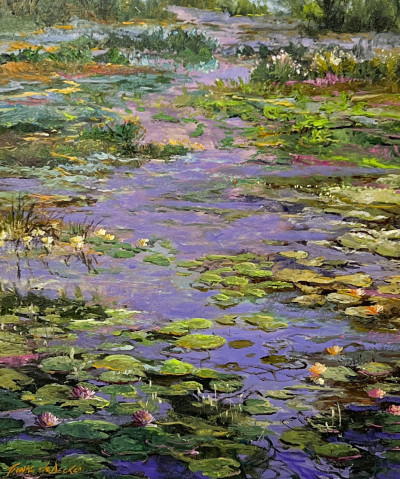 Image for Lot Thomas A. DeDecker  - Pond Flower Arrangements