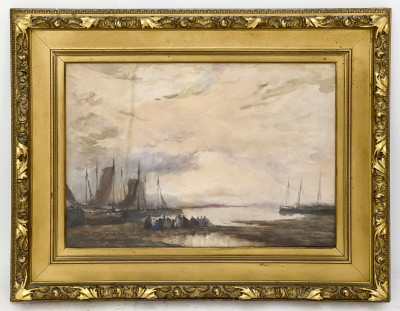 Fernando A. Carter - Ships at Sunset