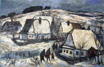 František Emler - Winter Village