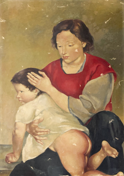 Image for Lot Clara Klinghoffer - Portrait of Fanny with Hilda